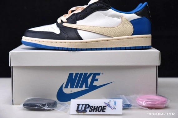SP DM7866-140 Travis Fragment Jordan 1 Low OG x Scott Retro 0207